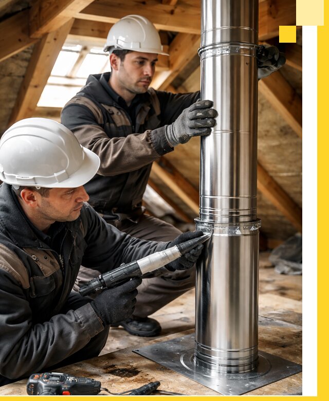 Монтаж дымоходов для каминов в Арсеньеве с гарантией качества