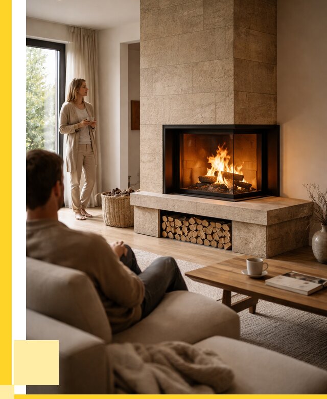 Угловые камины из кирпича установка в Арсеньеве от 154200 р. ЭриданРсн