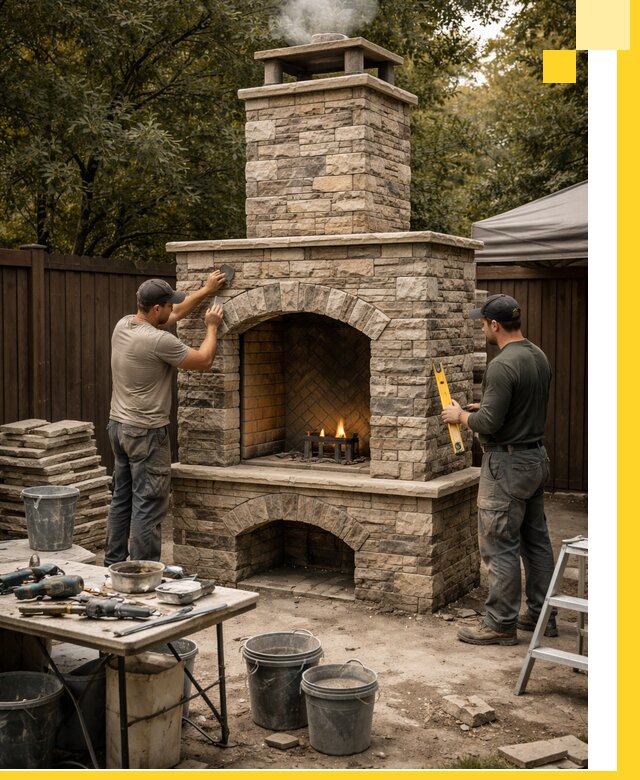 Проектирование и установка уличных каминов в Арсеньеве