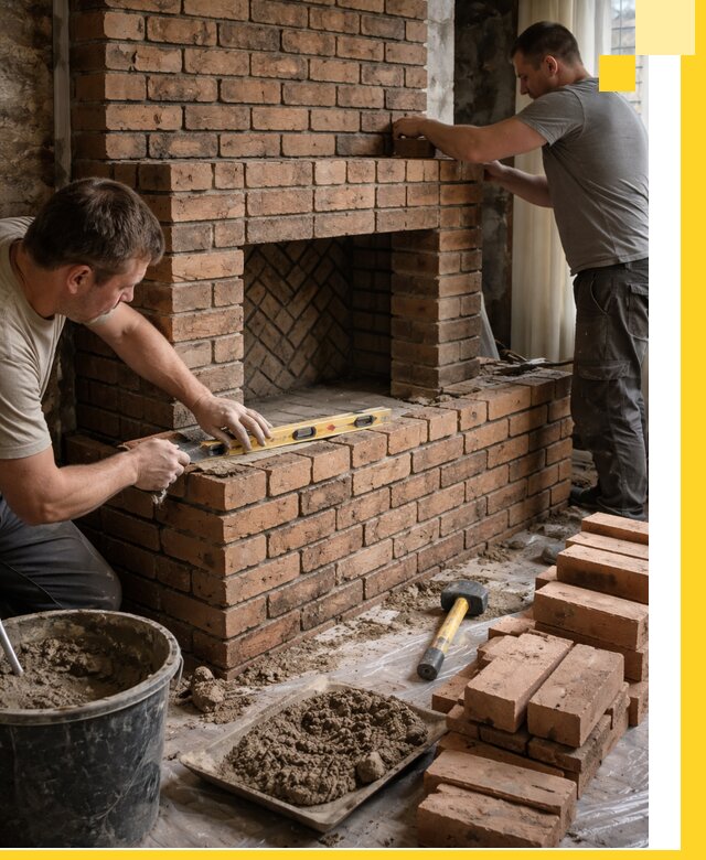 Изготовление и установка кирпичных каминов в Арсеньеве