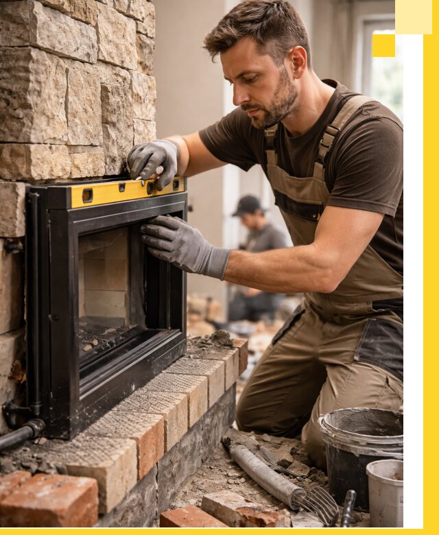 Дровяные камины под ключ в Арсеньеве: монтаж, обустройство