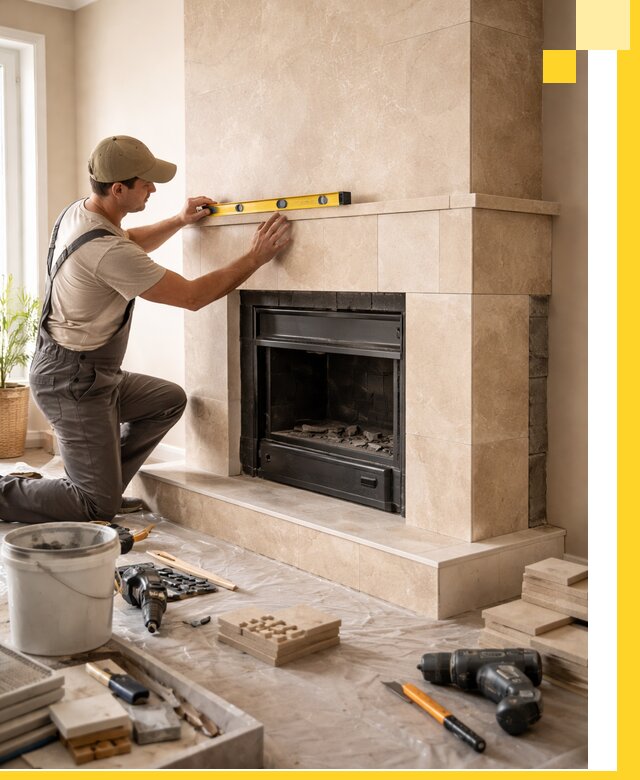 Установка и монтаж каминов в частном доме под ключ в Арсеньеве