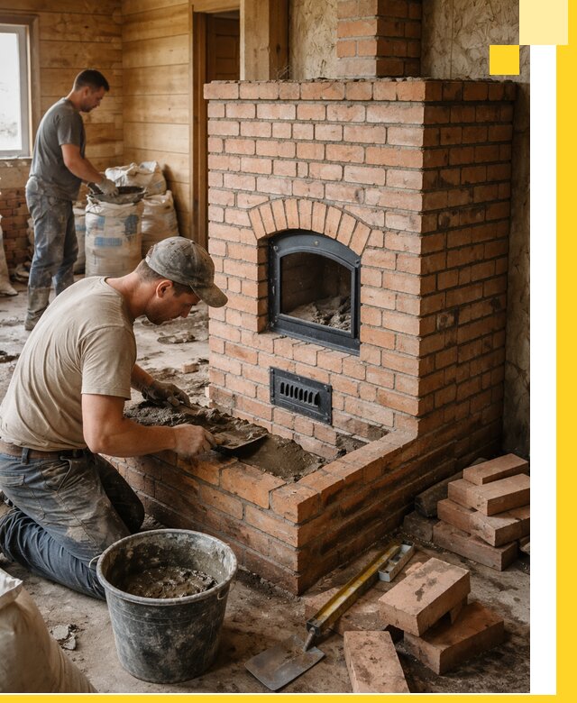 Профессиональное строительство печей в Арсеньеве под ключ