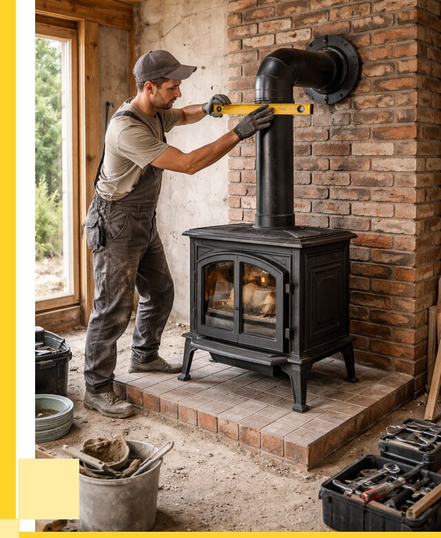 Монтаж печей установка банной печи в Арсеньеве от 15420 р. | ЭриданРсн