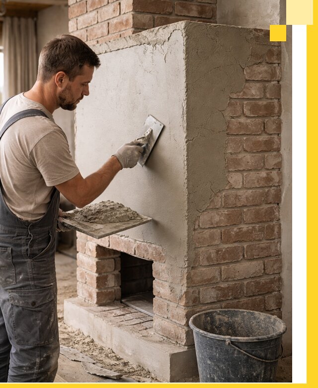 Отделка печей и облицовка каминов в Арсеньеве под ключ