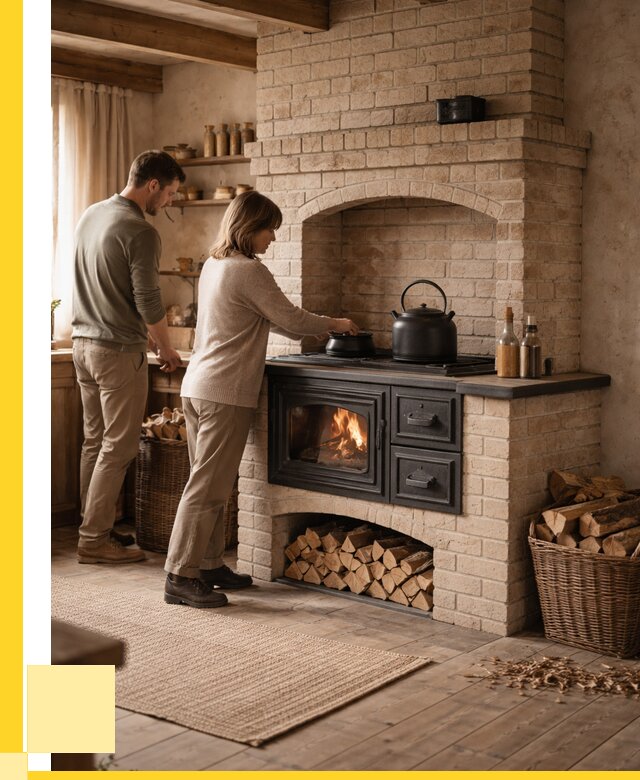 Печи с плитой в Арсеньеве от 46260 р. | ЭриданРсн — кирпичная печь