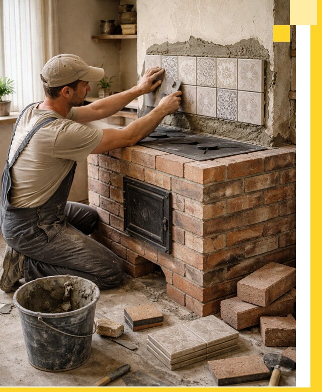 Печи с плитой на заказ монтаж гарантия и сервис в Арсеньеве