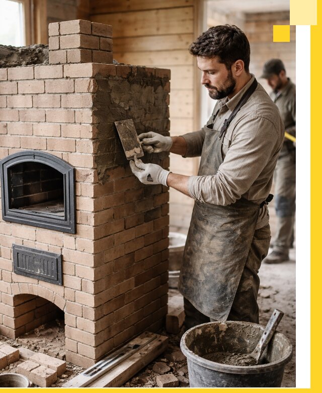 Изготовление и установка печей-шведок под ключ в Арсеньеве