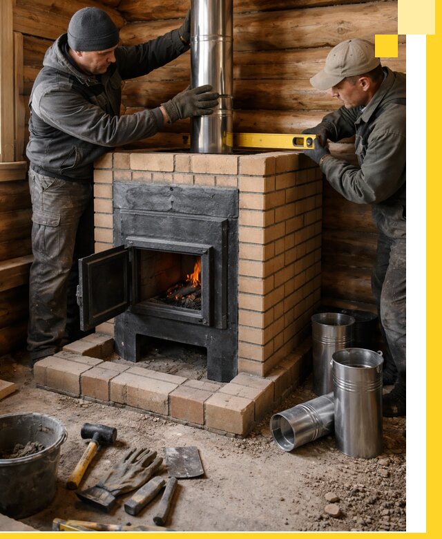 Проектирование, изготовление и установка банных печей в Арсеньеве