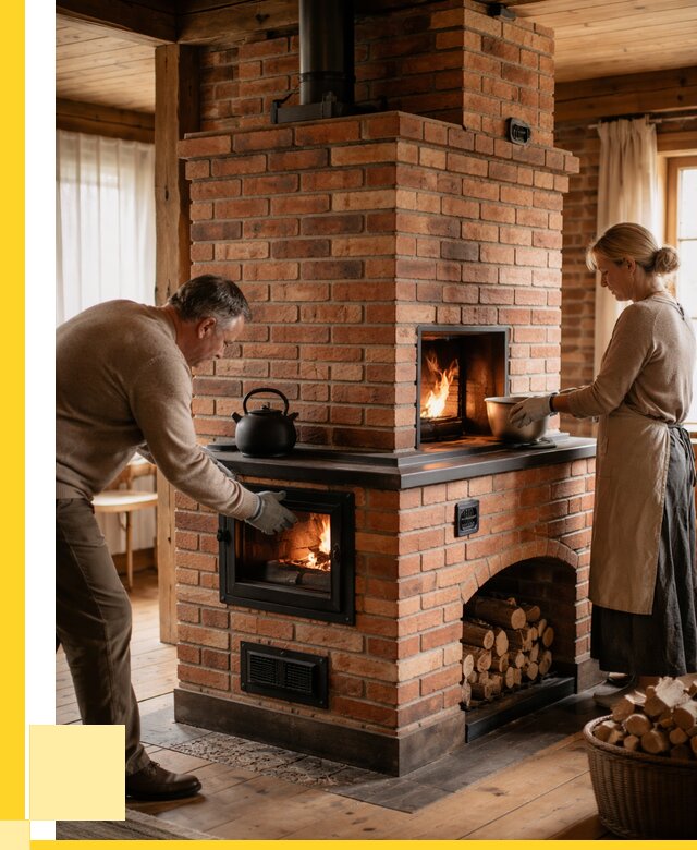 Печи для загородного дома под ключ в Арсеньеве от 82240 р. | ЭриданРсн