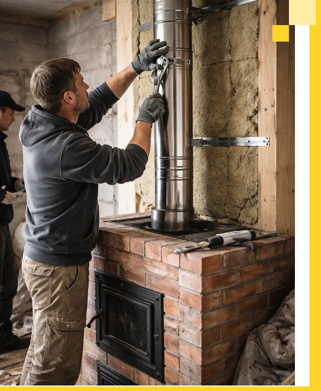 Изготовление и монтаж печей и дымоходов под ключ в Арсеньеве