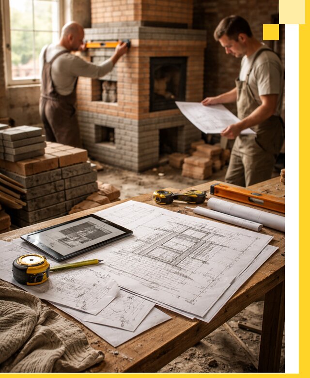 Проекты печей и каминов с индивидуальным дизайном в Арсеньеве