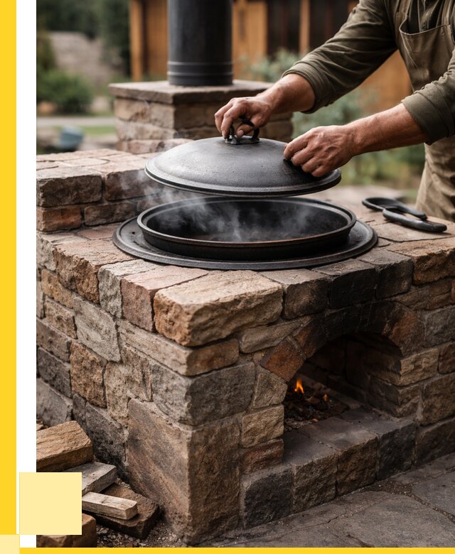 Печи для казана в Арсеньеве по цене от 18504 р. | ЭриданРсн