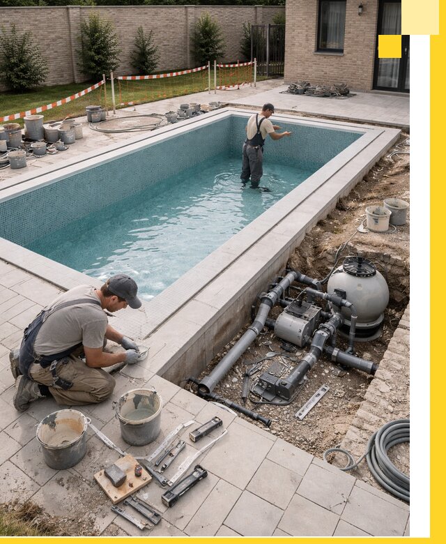 Строительство бассейнов под ключ в Арсеньеве: проекты и монтаж