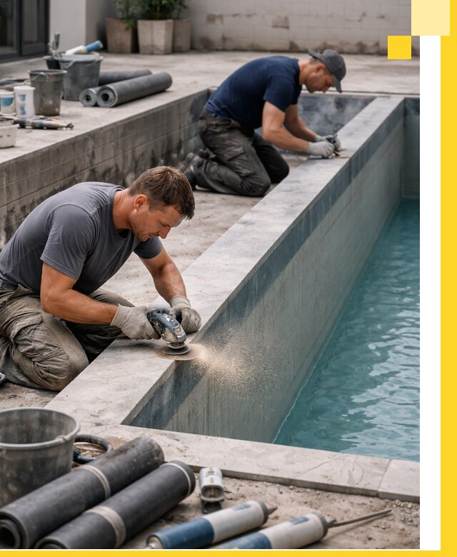 Профессиональный ремонт бассейнов под ключ в Арсеньеве