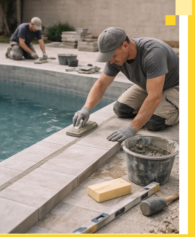 Отделка бассейнов в Арсеньеве: декоративная отделка и гидроизоляция