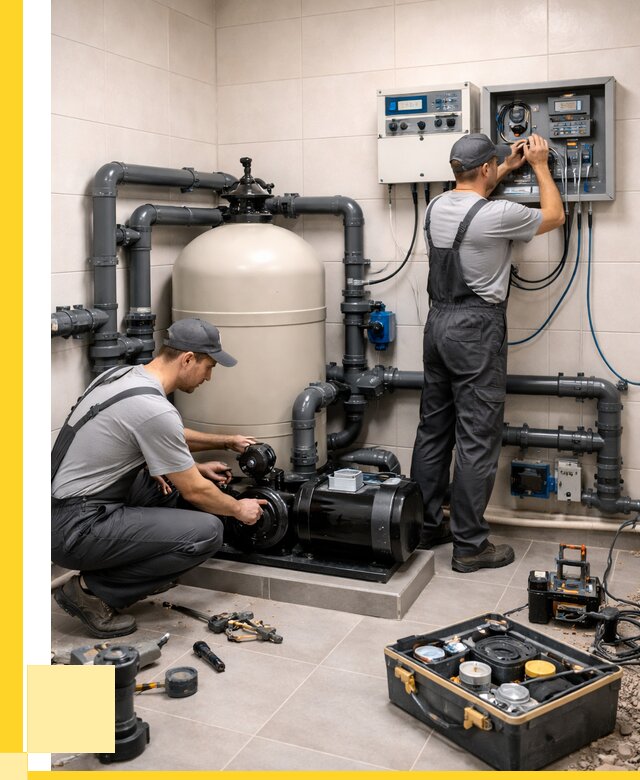 Монтаж оборудования для бассейнов в Арсеньеве от 41120 р. | ЭриданРсн