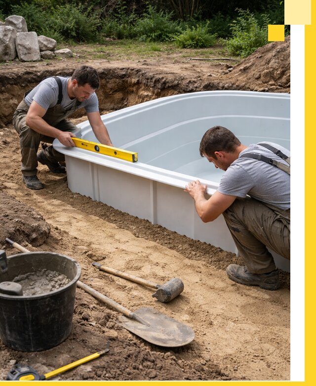 Производство и установка пластиковых бассейнов в Арсеньеве под ключ