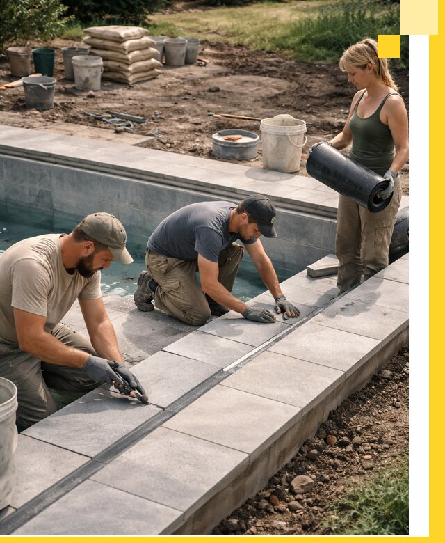 Строительство и монтаж уличных бассейнов под ключ в Арсеньеве