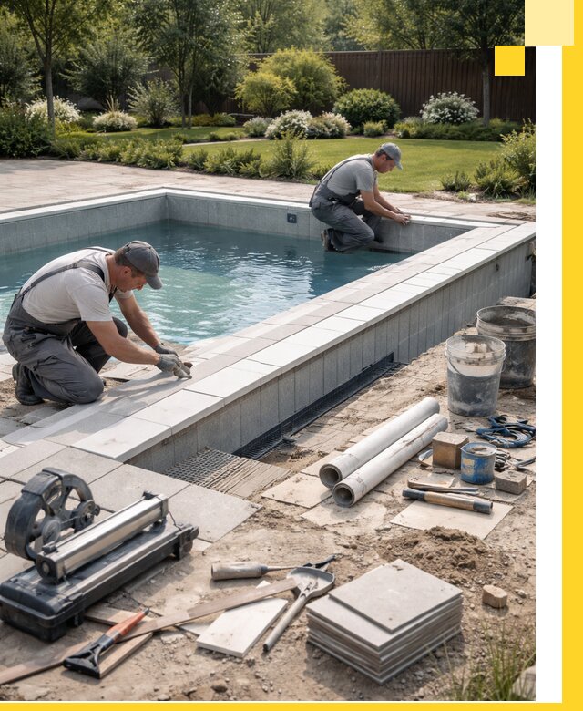 Строительство открытых бассейнов под ключ в Арсеньеве профессионально