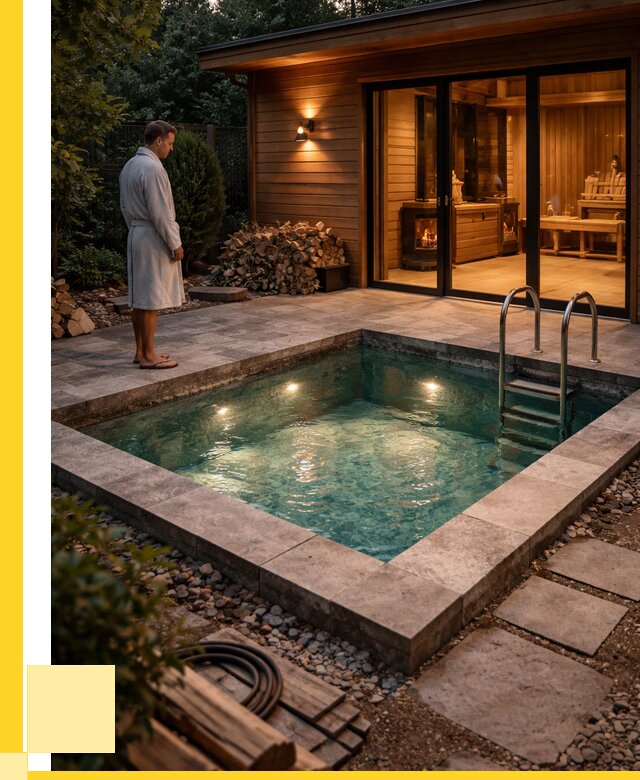 Бани с бассейном под ключ в Арсеньеве от 97660 р. | ЭриданРсн