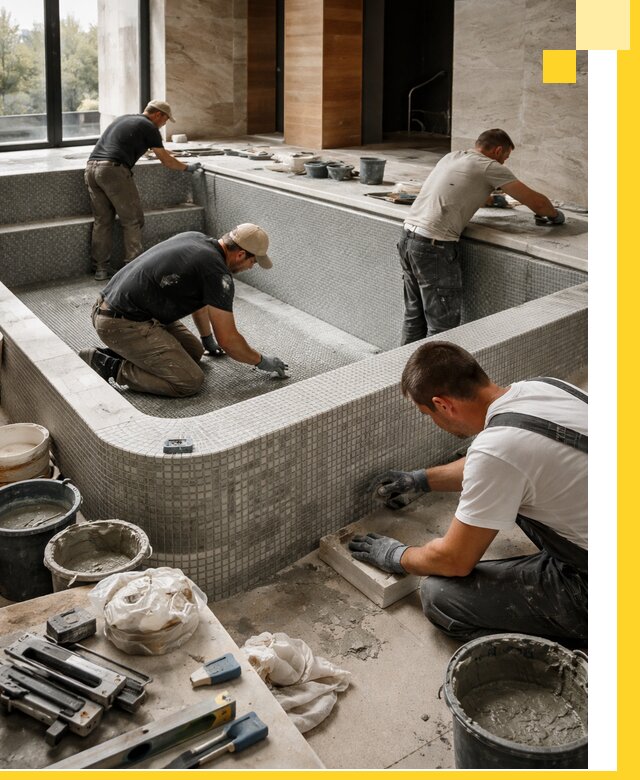 Строительство и установка СПА бассейнов под ключ в Арсеньеве