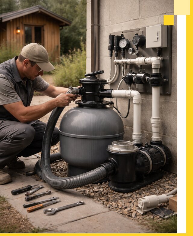 Продажа и монтаж фильтров и насосов для бассейнов в Арсеньеве