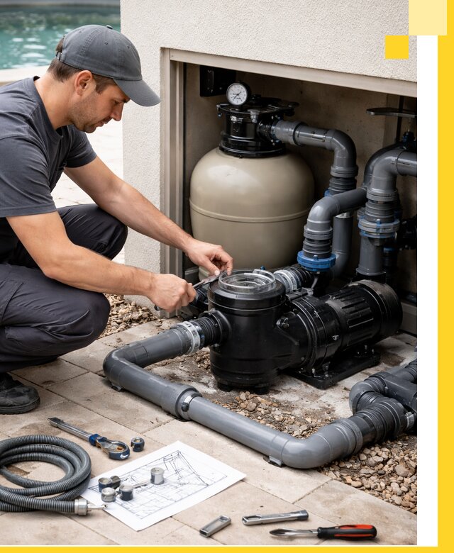 Поставка, монтаж и сервис насосов для бассейнов в Арсеньеве