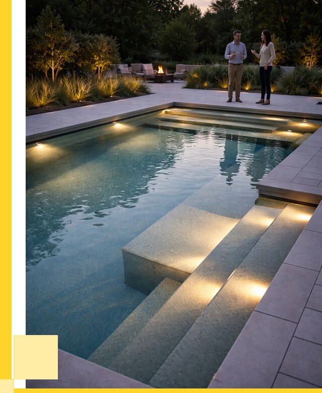 Освещение бассейнов в Арсеньеве под ключ от 25700 р. | ЭриданРсн