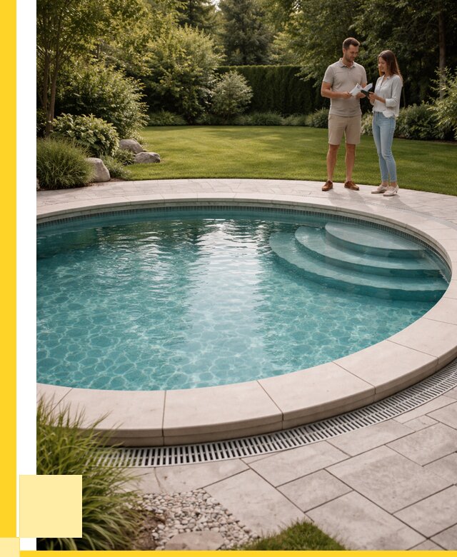 Круглые каркасные бассейны купить в Арсеньеве от 257000 р. | ЭриданРсн