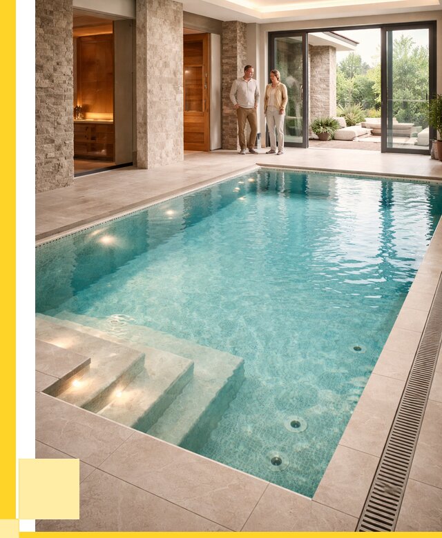 Бассейн во дворе в Арсеньеве: проект, отделка от 1233600 р. | ЭриданРсн