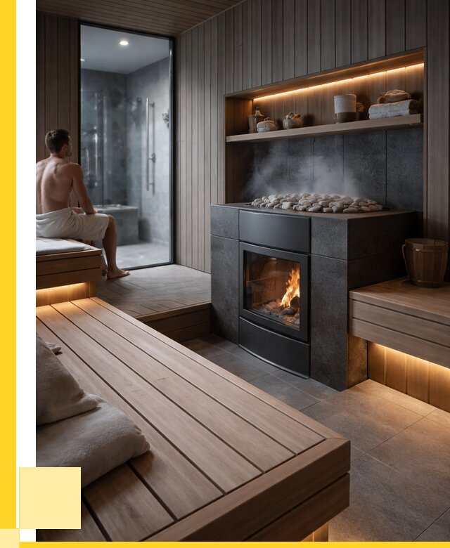 Проект сауны в частном доме в Арсеньеве от 35980 р. | ЭриданРсн