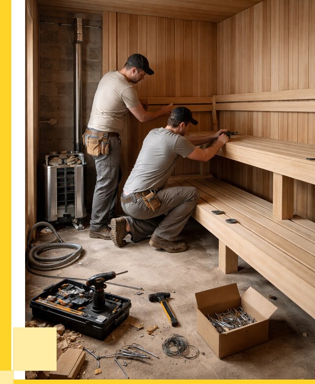 Монтаж саун под ключ в Арсеньеве от 123360 р. | ЭриданРсн