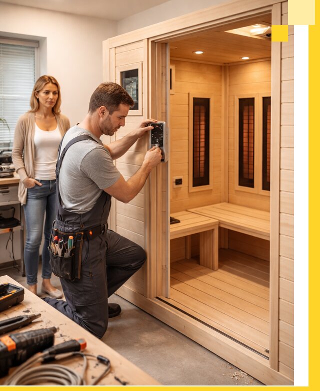 Инфракрасные сауны под ключ в Арсеньеве продажа и установка