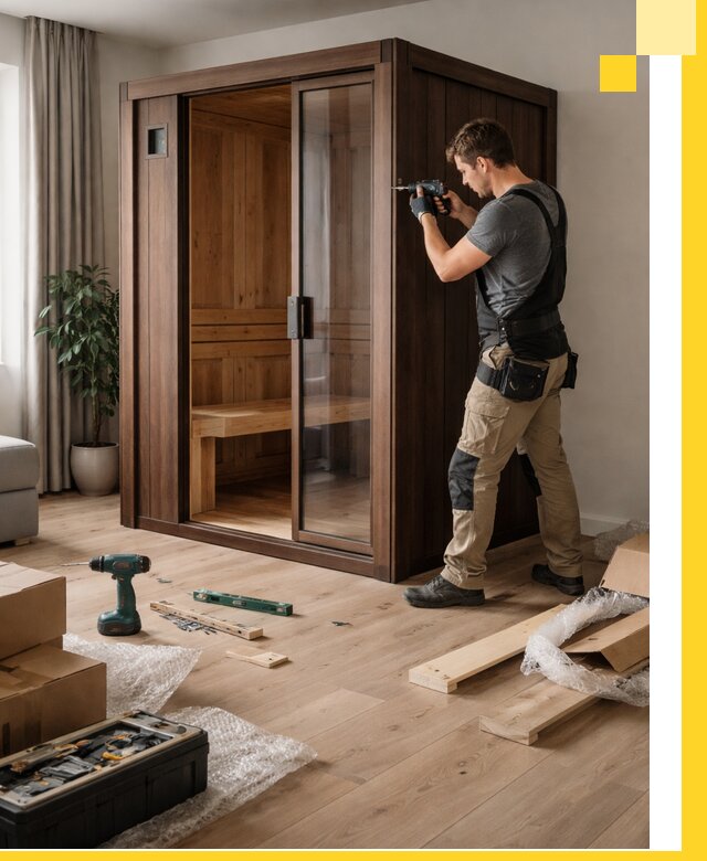 Установка и производство мини саун под ключ в Арсеньеве