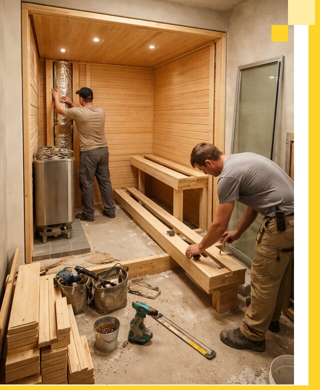 Проектирование и установка домашних саун под ключ в Арсеньеве