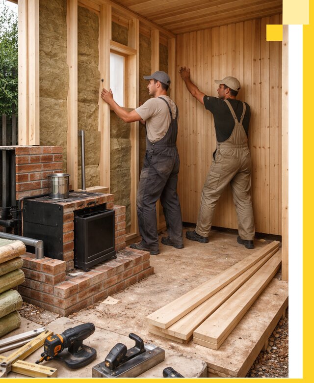 Строительство и установка дачных саун под ключ в Арсеньеве