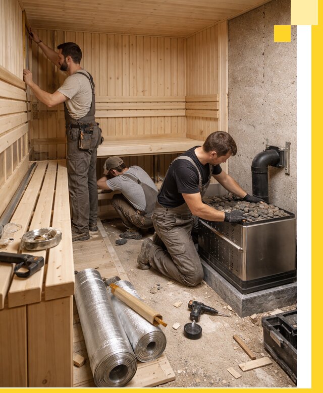 Индивидуальные сауны на заказ в Арсеньеве под ключ, проект и монтаж