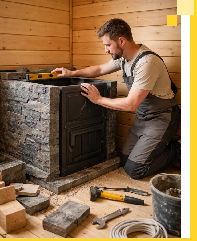 Производство и установка печей для саун под ключ в Арсеньеве