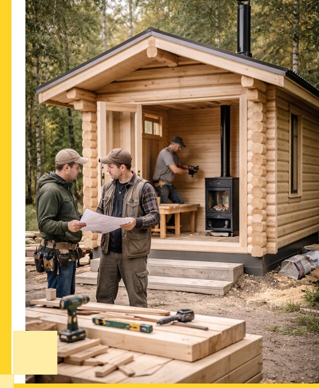 Монтаж бань под ключ в Арсеньеве — от 205600 р. | ЭриданРсн