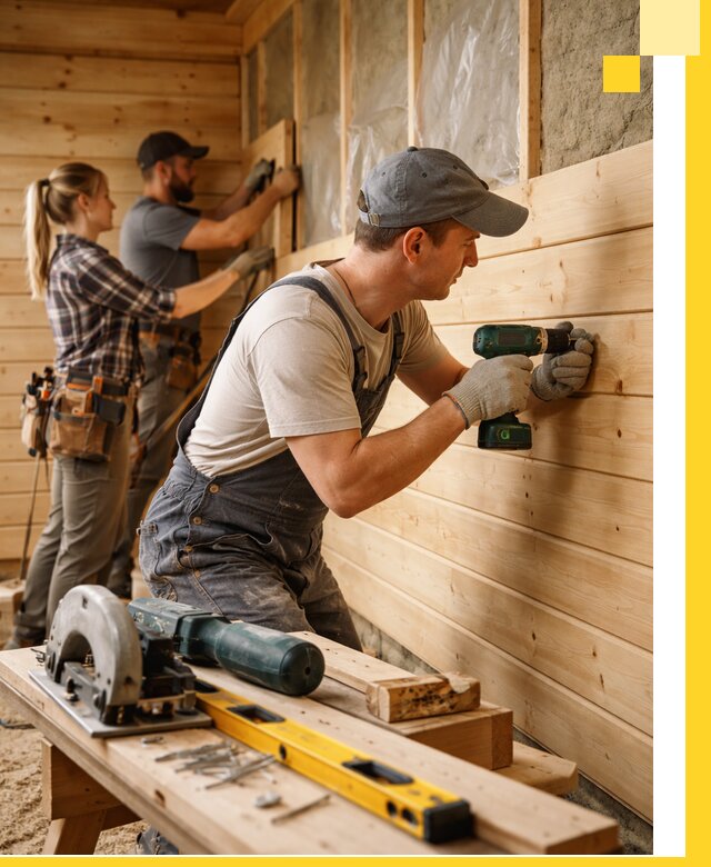 Обшивка бань под ключ в Арсеньеве: отделка стен и потолков