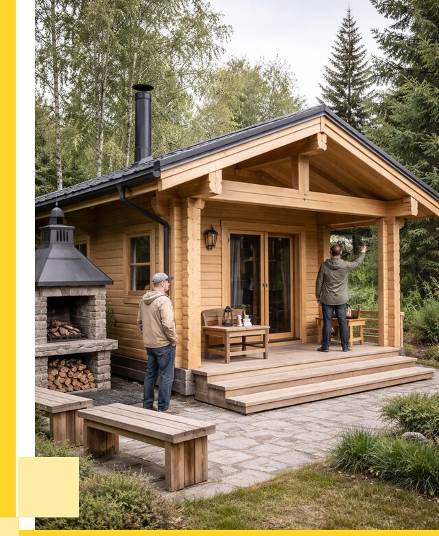 Деревянные бани под ключ в Арсеньеве от 462600 р. | ЭриданРсн