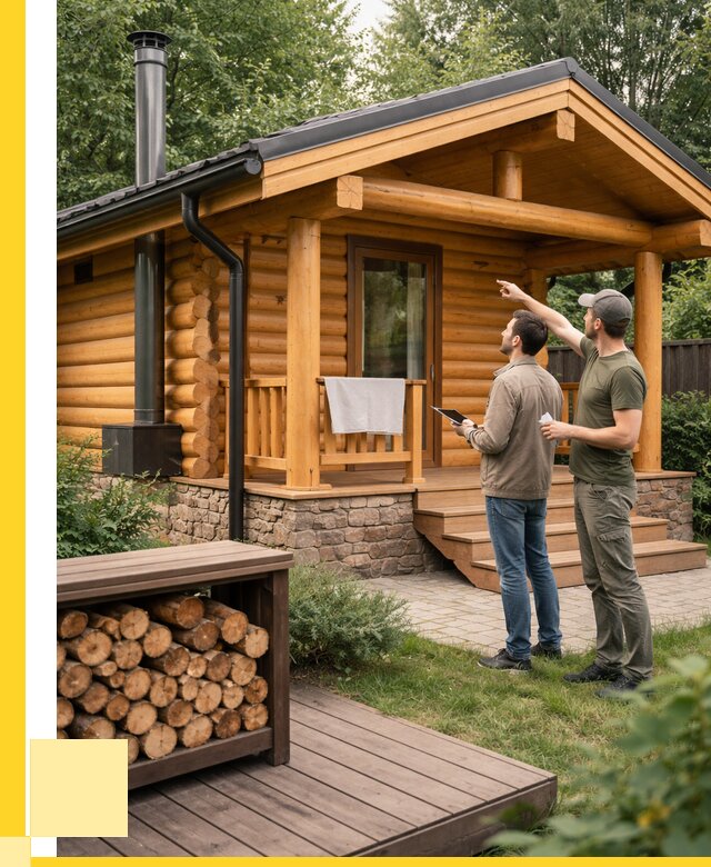 Бани для дачи под ключ в Арсеньеве от 257000 р. | ЭриданРсн