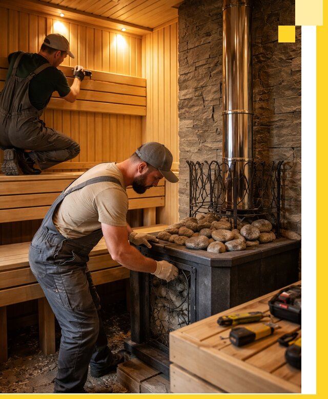 Комплексный дизайн бань, саун и зон отдыха в Арсеньеве