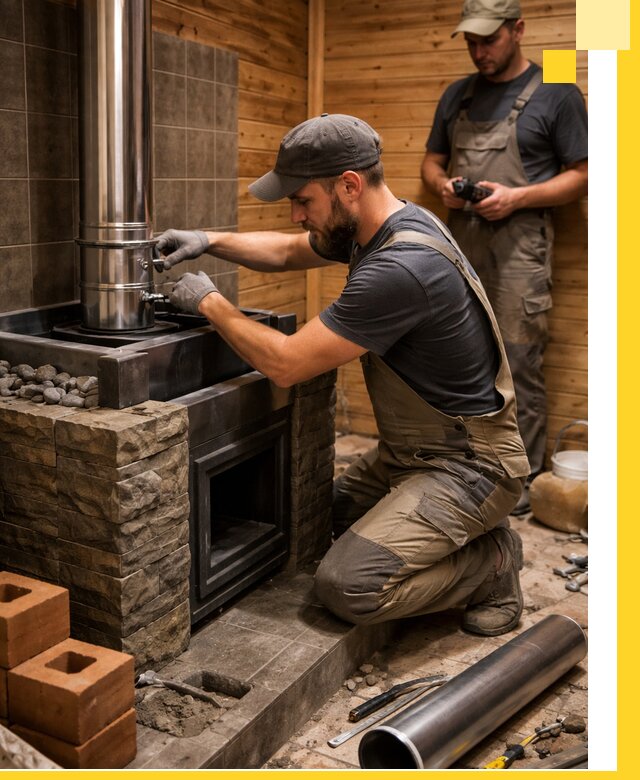 Изготовление и установка банных печей под ключ в Арсеньеве