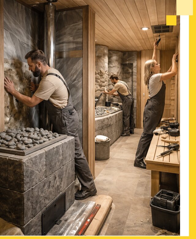 Строительство бань и SPA процедур в Арсеньеве под ключ и отделкой