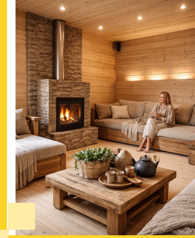 Проект бани с комнатой отдыха в Арсеньеве от 35980 р. | ЭриданРсн