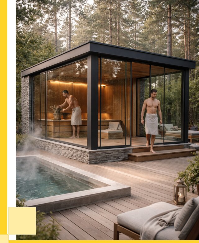 Стеклянные бани и двери в Арсеньеве от 462600 р. | ЭриданРсн