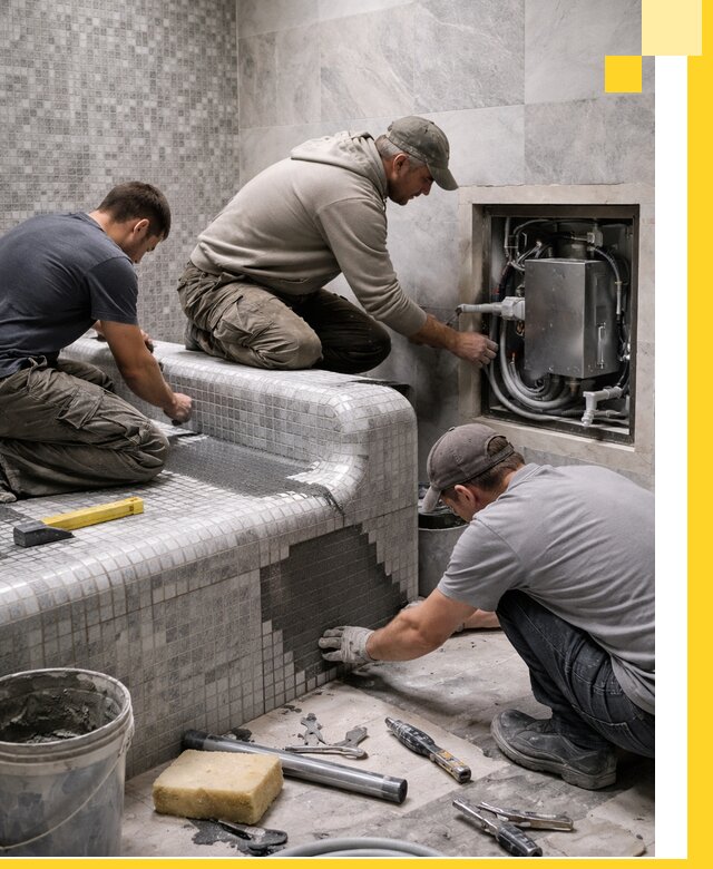 Проекты хамамов под ключ в Арсеньеве и дизайн и строительство