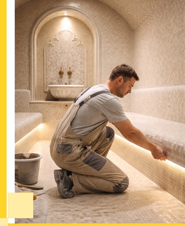 Отделка хамамов под ключ в Арсеньеве от 5654 р. | ЭриданРсн